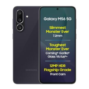 Samsung Galaxy M56 5G Mobile (Black, 8GB RAM, 128GB Storage)